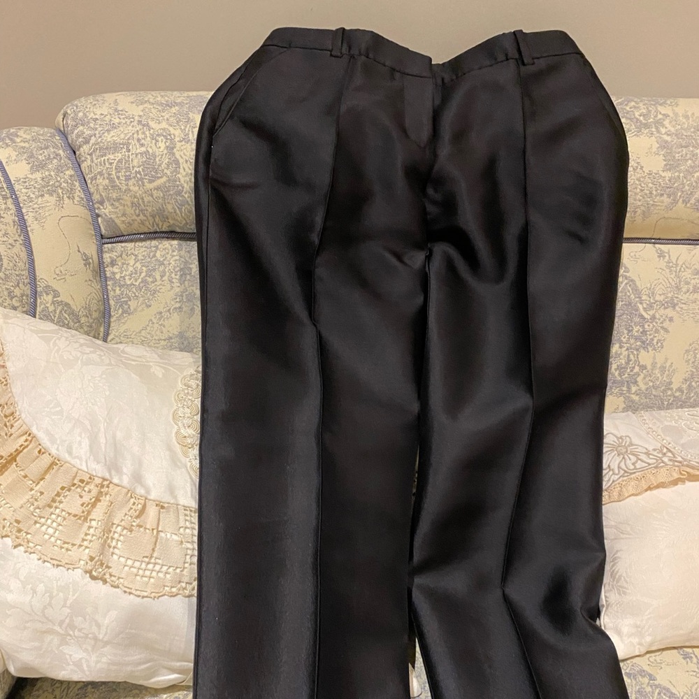 JCrew size 0, 48% silk dress pants.